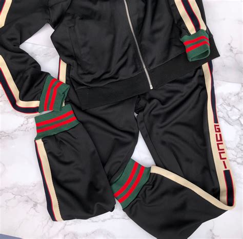 mens gucci track suit|paid in full Gucci tracksuit.